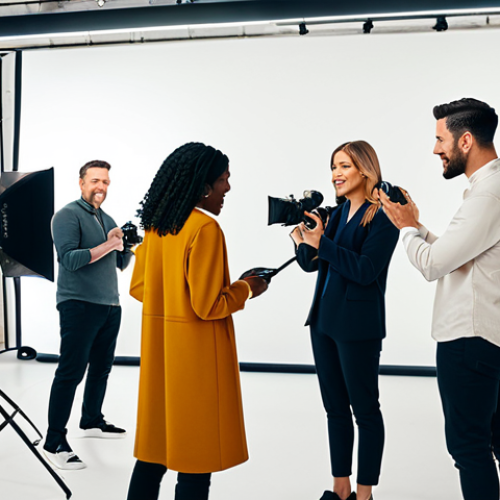 블로그 마케팅과 PR의 차이점 - Beauty Brand Content Creation**

"A diverse group of people, including a makeup artist and videograp...