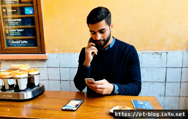 블로그 마케팅과 인플루언서 협업 사례 - Photorealistic Lisbon café collaboration scene, a local small-business owner and a lifestyle influen...